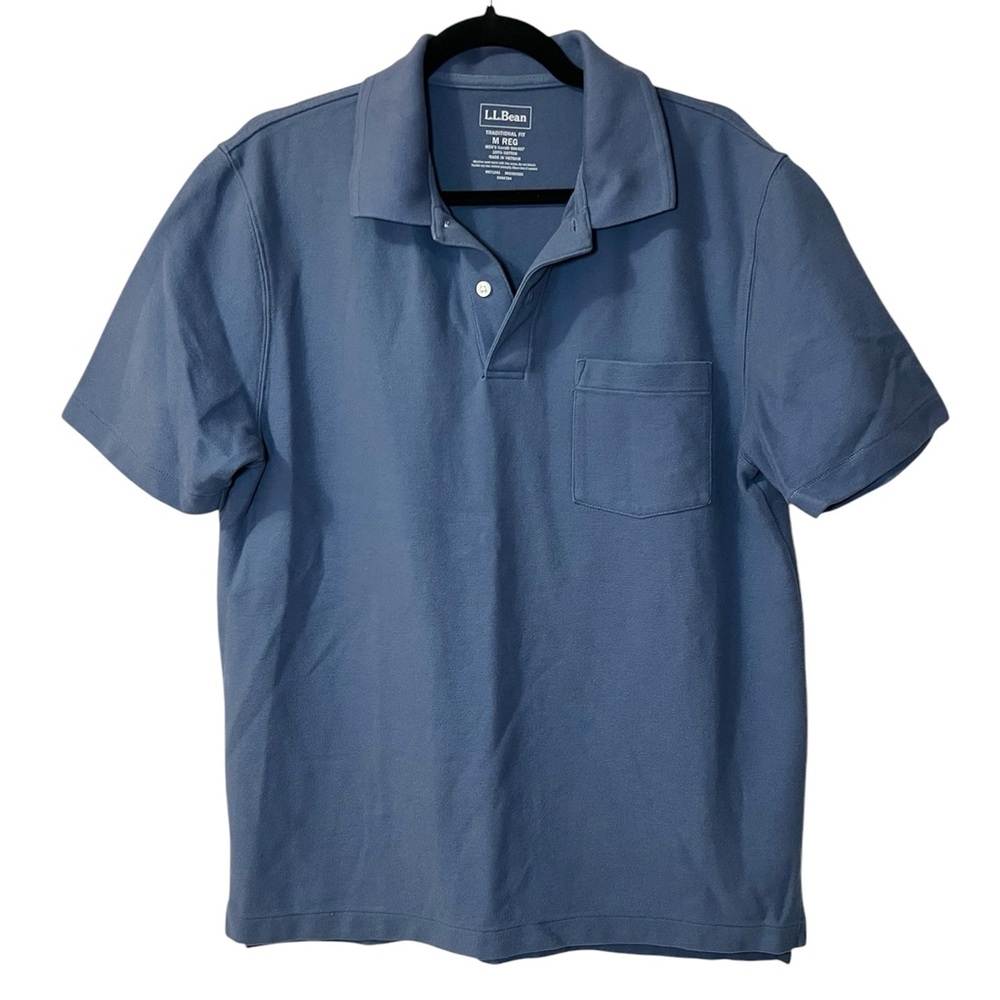 L.L. Bean Blue Polo Shirt